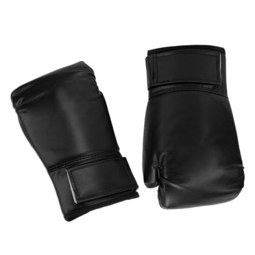 Gants de boxe d'entraînement, confortable fort rafraîchissant de combat gratuit gants de boxe pour sanda pour le fitness noir
