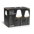 thumbnail image 1 of Bell + Howell by Design Rechargeable Wall Lamp Black 2 Pack Fabric Shade Wall Sconce with Dimmable LED Light Modes, 1 of 8