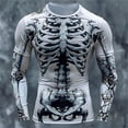 thumbnail image 1 of Stylish Men's Long Sleeve T-Shirt with Unique 3D Pattern for Casual Wear and Active, 1 of 2