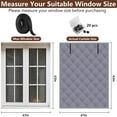 thumbnail image 4 of Curtain 1 Winter Insulated Window Cover Thermal Insulated Window Blanket With Fastener Window Insulation Kit For Winter Keeping Warm, 4 of 7