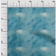 thumbnail image 2 of oneOone Velvet Blue Fabric Abstract Smoke Sewing Material Print Fabric By The Yard 58 Inch Wide, 2 of 5