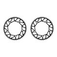 thumbnail image 2 of Ruiboury Lightweight And Easy To Install - Smooth Operation Chain Ring For Bicycles Bicycles Crank Bike Chain 48T black 2Set, 2 of 6