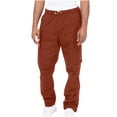 thumbnail image 1 of jsaierl Cargo Pants for Men Casual Outdoor Tactical Pants Drawstring Lightweight Solid Hiking Work Pants with Multi Pockets, 1 of 7