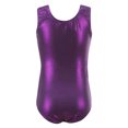 thumbnail image 3 of Justaucorps de Gymnastique pour Filles Sans Manches à Col Rond Vêtements de Danse Justaucorps à Strass pour Gymnastique Danse, 3 of 9