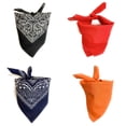 thumbnail image 1 of Ensemble de 3 Foulards Châles en Coton Doux Balec (Mélange Uni et Cachemire), 1 of 2