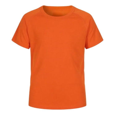 GPOECD Boys UPF 50+ Swim Shirt Short Sleeve Rashguard Youth Swimwear Top for Sun Gold,3-4 Years