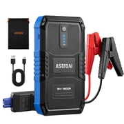 AstroAI V8 Car Battery Jump Starter, 1500A Jump Starter Battery Pack for Up to 6.0L Gas & 3.0L Diesel Engines, 12V Portable Jump Box with 3 Modes Flashlight and Jumper Cable, Blue