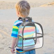 IROINID Travel Backpack for Women, Laptop Backpack, School Bag, Back To School Supplies,Transparent Backpack with Visible Student Backpack Function, Outdoor Backpack, Multi PVC Storage Bag