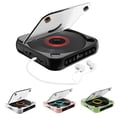 thumbnail image 4 of AMERTEER Lecteur CD Sans Fil Rechargeable avec Fonction de Maintien, Écran LED, Port Audio USB 2000 mAh, Lecteur CD MP3 Personnel pour Écouter de la Musique, Éducation Prénatale, Étude pour Enfants, 4 of 6