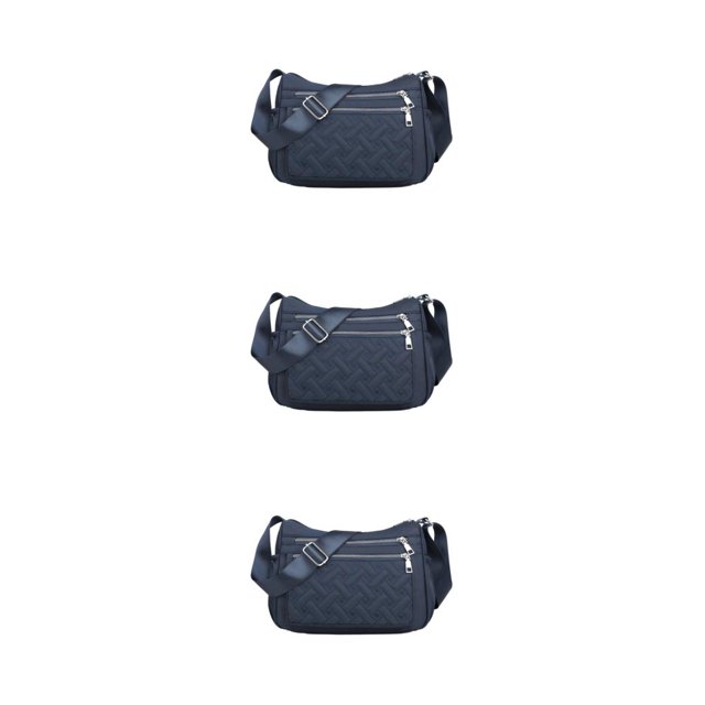 Youkk Stay Organized With Multipurpose Messenger Bag Large Capacity Crossbody Bag Saphirblau 3Set