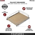 thumbnail image 4 of Rev-A-Shelf Solid Bottom Pull Out Base Cabinet Organizer, 54BK-15SC-1, 4 of 11