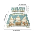 thumbnail image 3 of Fridja Holiday Easter Decorations Bedding Set Three Piece Cute Children's Digital Printed Bed Sheet Bedding Home Textiles, 3 of 5