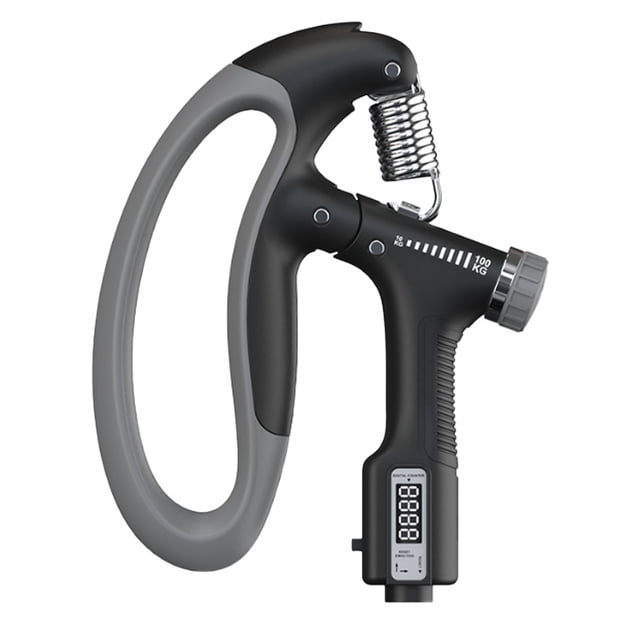 Electric Hand Grip Strengthener 10-100KG Adjustable Grip Strength Trainer with Counter for Training