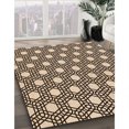 thumbnail image 3 of Ahgly Company Machine Washable Indoor Rectangle Transitional Deep Peach Orange Area Rugs, 7' x 10', 3 of 7