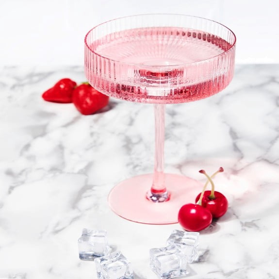 Ribbed Cocktail Coupe 290 ml, Set of 4