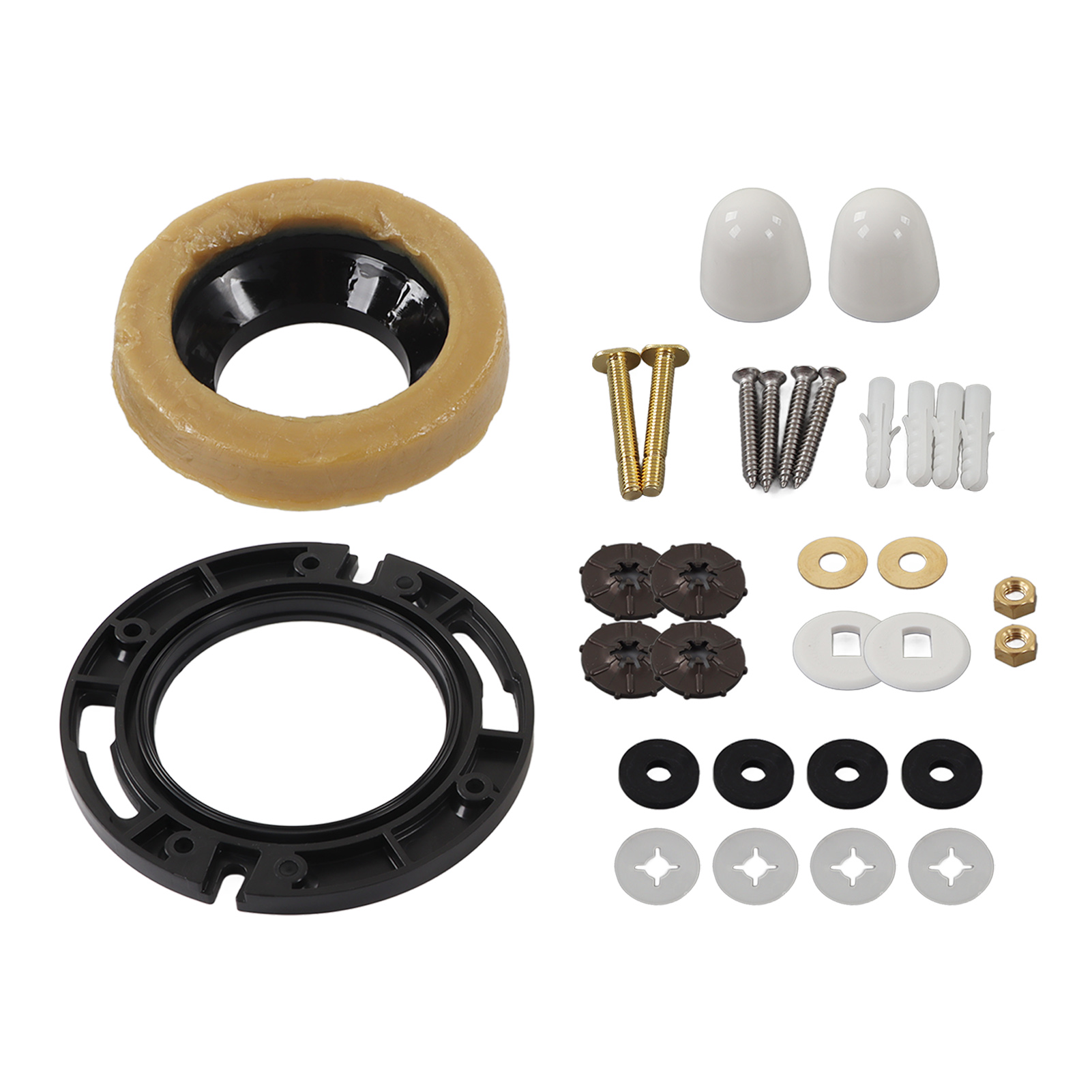 Toilet Sealing Fittings, Toilet Flange Repair Kit Easy Installation  For Home Bathroom