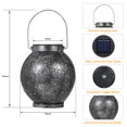 thumbnail image 4 of Labymos 2PCS DC 2V Solar Powered Energy LEDs Lantern Light Outdoor Hanging Lamp IP65 Water, 4 of 8