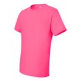 thumbnail image 2 of Jerzees T-Shirt à Manches Courtes pour Hommes DRI-POWER Active, TG, Rose Néon, 2 of 2