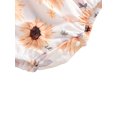 thumbnail image 3 of Fortune Infant Girl Floral Romper Baby Spaghetti Strap One Piece Sunflower Short Jumpsuits, 3 of 6