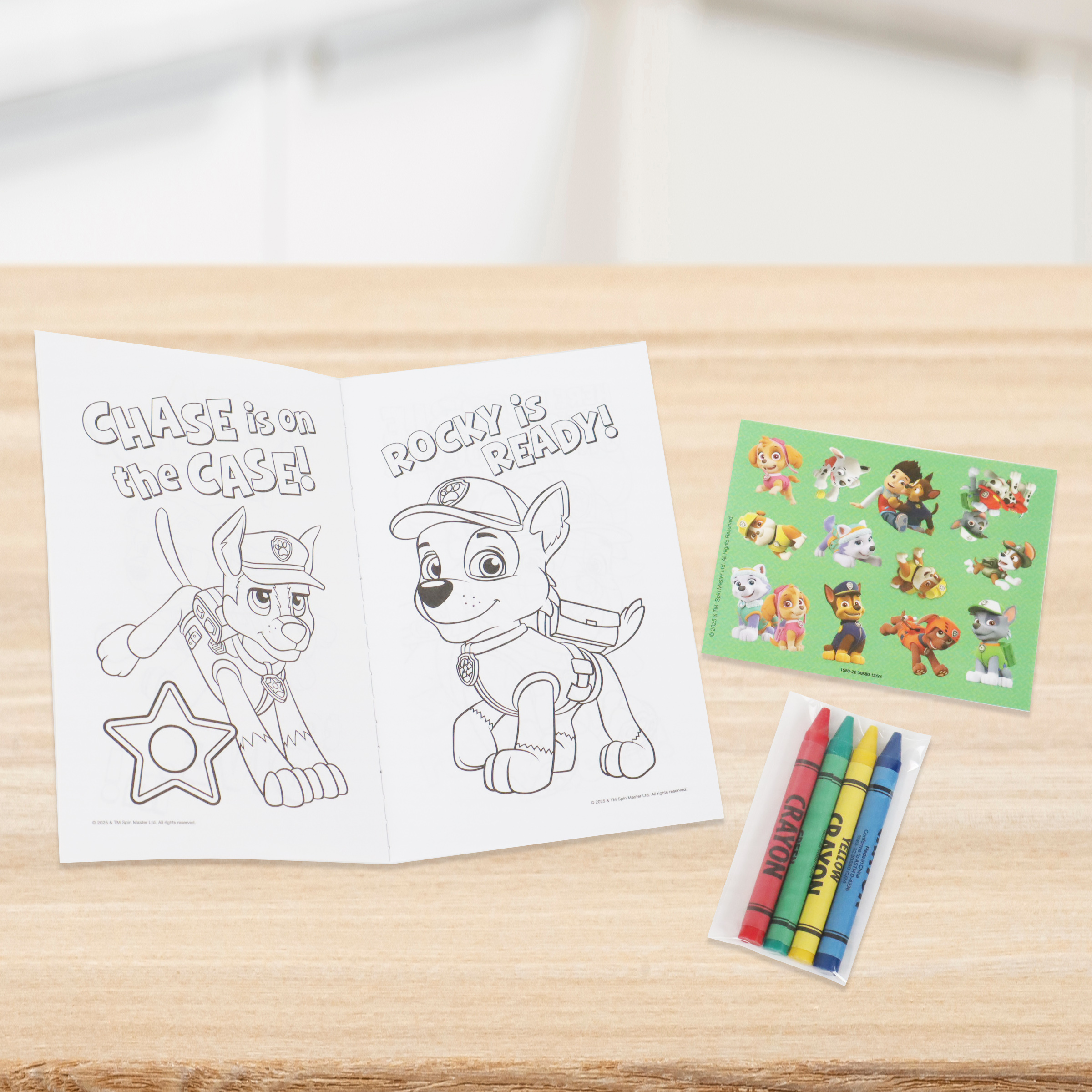 Pack d'activités de coloriage Grab & Go de la Pat' Patrouille pour Enfants