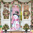 thumbnail image 4 of Décorations de Noël pour la Maison, Décorations de Noël Extérieures Intérieures, Décorations de Noël Intérieures Ferme Arbre, Rideau de Porte de Noël Décoration de Porte Couverture de Fond de Scène de Noël, 4 of 6