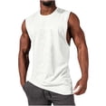thumbnail image 1 of LSLJS Men Fashion Solid Tank Tops Casual Crew Neck Sports Tank Tops Vest, 1 of 7