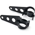 thumbnail image 1 of Krator Black Headlight Mounting Bracket Fork Ears For Cafe Racer Bobber Chopper 31-37mm, 1 of 6