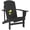 Blue, variant on Outsunny Classic Adirondack Chair with Cup Holder for Backyard Black