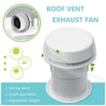 thumbnail image 2 of QualitChoice Ventilateur de VR 12V Remorque de Voyage Moteur de Caravane Évent Échappement Refroidissement Champignon Extracteur Réglable Accessoires de Ventilation de Remorque, 2 of 6