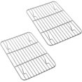 thumbnail image 1 of GFDYREE Grille de Cuisson, Lot de 2, Grille de Refroidissement en Acier Inoxydable pour Cuisson, Rôtissage, Grillage, Séchage, Rectangle 8,6 Pieds' x 6,2 Pieds' x 0,6 Pieds', Convient aux Petits Fours Grille-Pain, Va au Four et au Lave-Vaisselle, 1 of 6