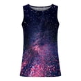 thumbnail image 3 of LSLJS Débardeurs à Imprimé 3D Ciel Étoilé pour Hommes T-Shirts Sans Manches à Col Rond Décontractés pour le Gym Entraînement Débardeurs, 3 of 4