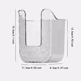 thumbnail image 3 of CJiaWei Wipes Wall Mounted Tissue Perforation Face Towel Storage Toilet Toilet Bathroom Kitchen Drawing Paper Grey, 3 of 5