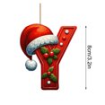 thumbnail image 3 of Birdeem Christmas Tree Decorations,26 Letters Christmas Tree Decoration Pendant Christmas Tree Ornaments Personalized Diy Christmas Ornaments Christmas Decoration Xmas Tree Hanging Decor Feature, 3 of 5