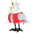thumbnail image 2 of Standing Bird Christmas Decoration, Gold Crown Polyester Fiber Adorable Standing Bird  for Thanksgiving, 2 of 8
