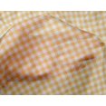 thumbnail image 4 of oneOone Silk Tabby Yellow Fabric Check Check Dress Material Fabric Print Fabric By The Meter 42 Inch Wide, 4 of 4