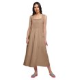thumbnail image 1 of Moomaya Robe de Nuit Évasée en Coton Unie pour Femmes, 1 of 6