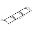 thumbnail image 3 of CANOPIA by PALRAM Altair 3 ft. x 14 ft. Door Awning Kit - Grey, 3 of 6