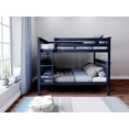 thumbnail image 1 of BEDSMART Solid Wood Full Over Full Bunk Bed | Blue, 1 of 2