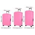 thumbnail image 2 of Unique Bargains Elastic Silk Travel Luggage Cover, Washable Protective Suitcase Protector Bag Pink for 28 Inch Wheeled Suitcase, 2 of 5