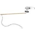 thumbnail image 1 of 1 Ensemble Poignée de Chasse de Toilette Réservoir de Toilette Levier de Chasse de Toilette de Rechange Clapet Chaîne Poignée de Chasse Trousse, 1 of 8