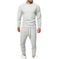 thumbnail image 1 of Cameland Complets pour Hommes Décontractés Unis Mode Col Rond Chandail à Enfiler Survêtement Tendance Deux Pièces, 1 of 8