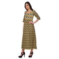 thumbnail image 2 of Moomaya Kurta Imprimé Tunique Longue Hauts Femmes Tenue d'Été Kurti pour Femmes, 2 of 5