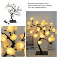 thumbnail image 2 of Ruiboury Color Changing Rose Lamp 鈥?Lighted Remote Control Gift For Any Occasion Wide Application Artificial Bonsai Tree Lights blue rose black rod 1Set, 2 of 6