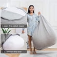 thumbnail image 3 of TheFound Beanbag Cover Lazy Sofa Thicken Solid Lining Case Home Decoration, 3 of 9