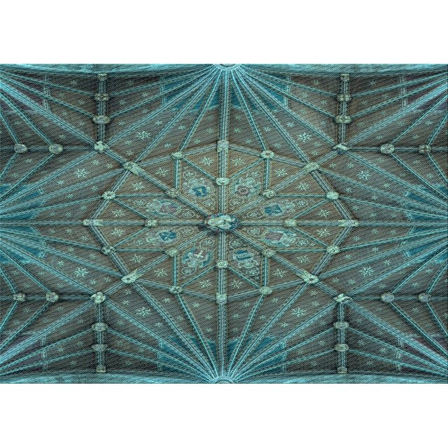 Ahgly Company Machine Washable Indoor Rectangle Transitional Charcoal Blue Area Rugs, 8' x 12'