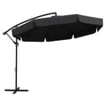thumbnail image 1 of Outsunny 11FT Offset Hanging Patio Umbrella for Backyard, Black, 1 of 10