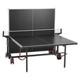 thumbnail image 1 of KFFKFF Table Tennis Set, Pro-Level Ping Pong Experience, Weather-Resistant Aluminum Play Surface for Both Indoor & Outdoor, Easy-to-Move Folding Design with Secure Locking Wheels, 1 of 9