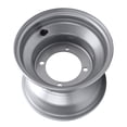 thumbnail image 1 of Jante de Roue 18X9.50-8 en Alliage d'Aluminium Haute Résistance Moyeu de Jante de Roue 8 Pouces pour Karts Chariots Argent, 1 of 7