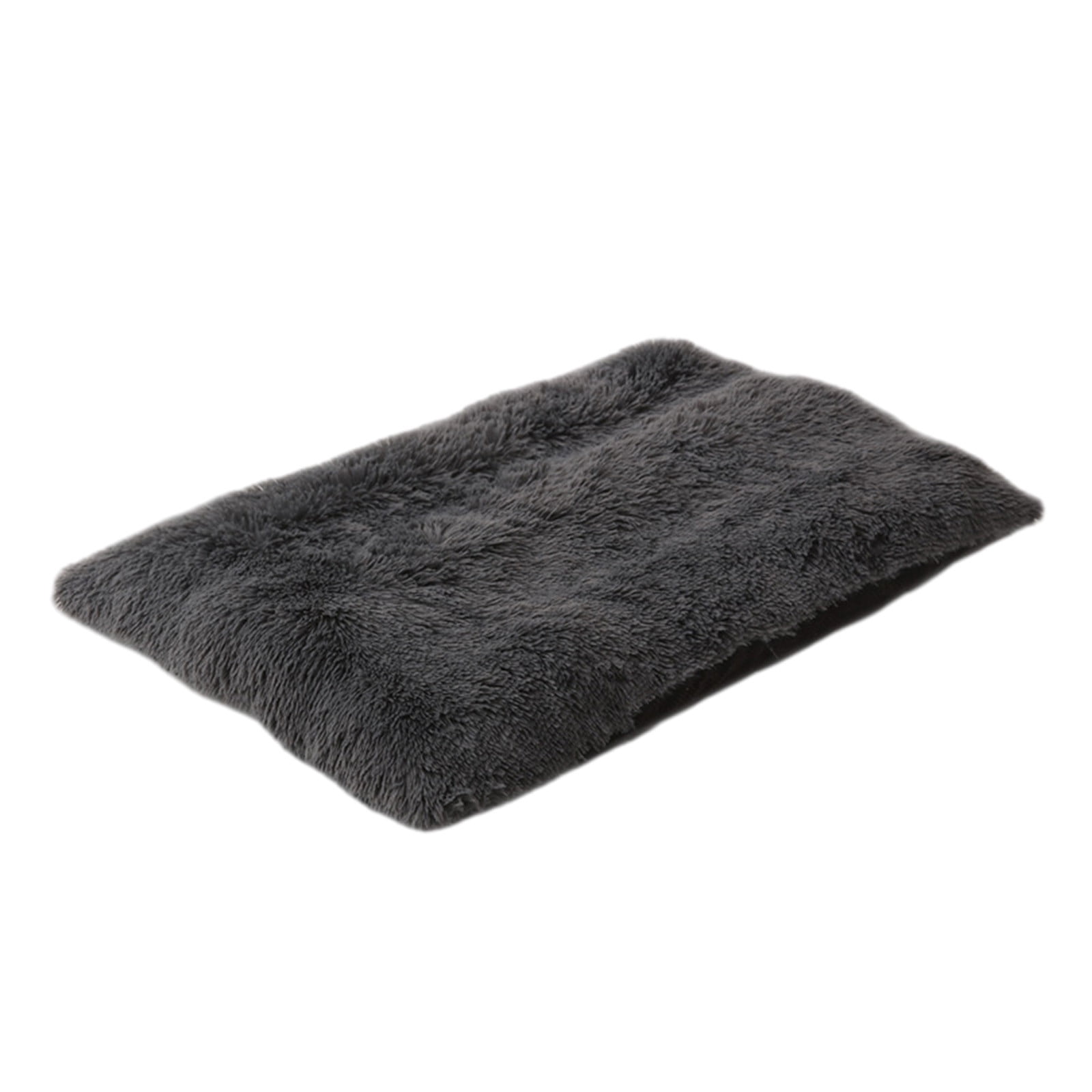 Infidev Dog Crate Pad, Plush Dog Bed Mat with Non-Slip Bottom, Washable Soft Warm Anti-Anxiety Bed for Dogs, Brown, Cozy and Skin-Friendly Pet Bed for Crate