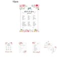 thumbnail image 1 of 10Pcs Bridal Game Card Printed Exquisite Workmanship Floral Design Non-fading Reliable Wedding Game Party Supplies, 1 of 8